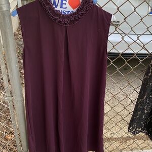 Elegant Purple Sleeveless Dress